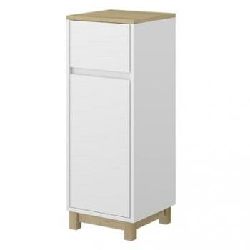 Vicco Mobile Midi Bianco 30x80 cm con Cassetto