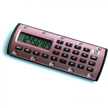 Calculadora pequeña con imán Led de bolsillo
