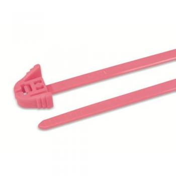 HELLERMANNTYTON Kabelbinder, wiederverwendbar, 305 mm, pink