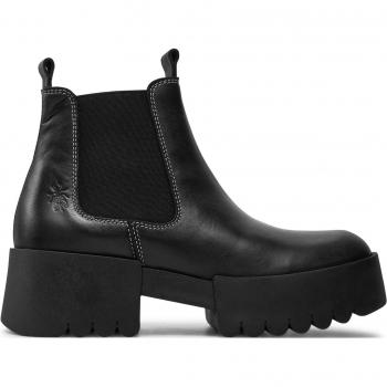 Black Rug Leather Chelsea Boot – Fly London EXIA123FLY