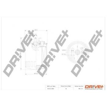 Filtro de Combustible DrivePlus DP1110-13-0041