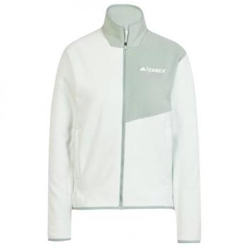 Adidas Kvinnors Terrex Multi Full ZIP Fleecejacka Linje Grön/Silver Grön