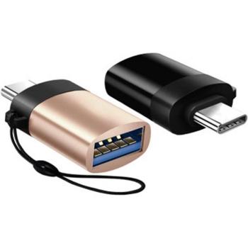 2-Pack OTG Type-C Male to USB 3.0 Female Adapter