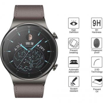 2PCS Tempered Glass Screen Protector for Huawei Watch GT 2 Pro