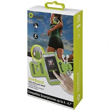 Muvit MUARM0028 funda para teléfono móvil 11,9 cm (4.7 pulgadas pulgadas) Brazalete caso Verde