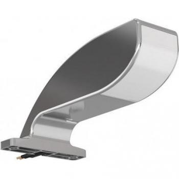 Luminária LED Fila - 6x6x12 cm - Acabamento Cromado