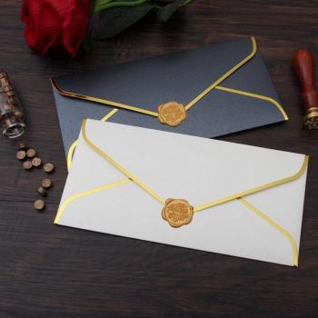 Premium Vintage European Envelope Seal Stickers 5 Colors 20pcs
