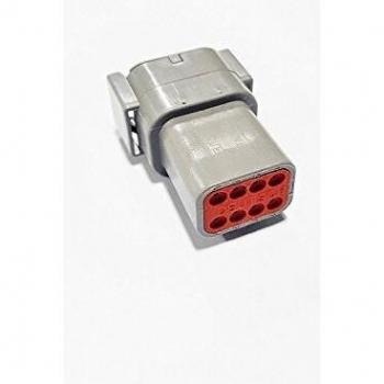 TE Connectivity DTM 04-08 PA Circular Connector Straight Plug 8 Poles