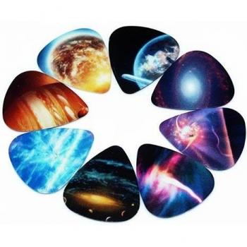 Vastness of the Universe Star Pattern Guitar Picks - 10pcs (Various Thicknesses)
