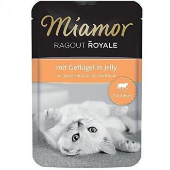 Miamor Ragout Royale Kitten Rind in Jelly 100g Beutel (74057)