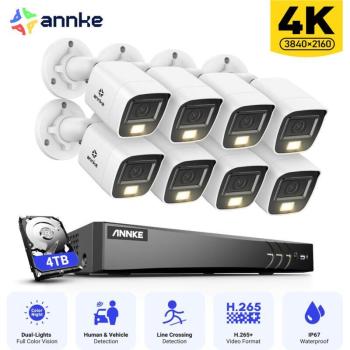 Système de Surveillance Extérieur 8 Caméras 8MP