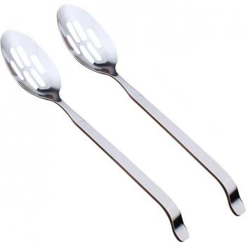 Restaurant-Grade 28cm Stainless Salad & Soup Spoon Collection