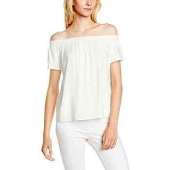 PIECES PCFIE OFF SHOULDER TOP JIT, Blusa Mujer, Blanco