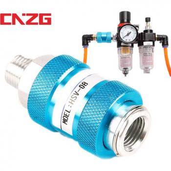 Controlador Manual de Flujo HSV-08 con Válvula Deslizante Neumática y Rosca BSPT 1/4