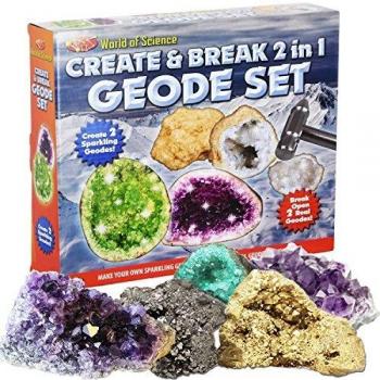 Crystal Creation Station: 2-in-1 Geode Set