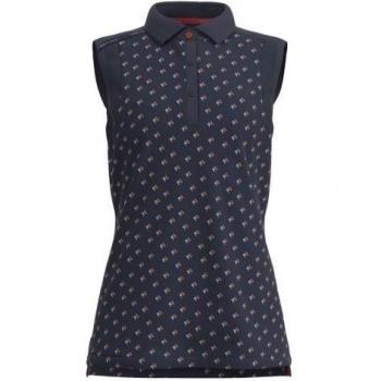 Forelson Ladies' Patterned Polo Shirt – L, White