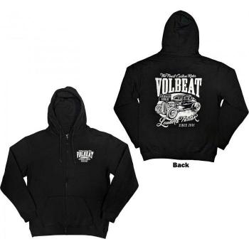 Felpa con Cappuccio e Zip Intera Volbeat – Louder and Faster Nero