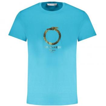 Trussardi Kurzarm T-Shirt für Herren in Blau