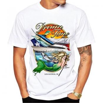 Witziges Fischer T-Shirt für Männer - 3D Druck