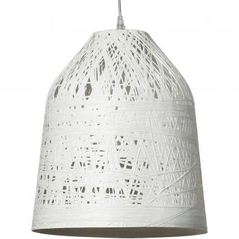 Karman Black Out luminaire suspendu extérieur, Ø 50 cm, blanc