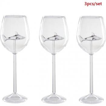 Hai‑Stil Weinbecher aus europäischem Kristallglas – 300 ml