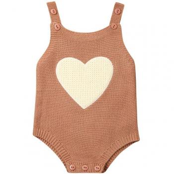 Knitted Heart Star Bodysuit