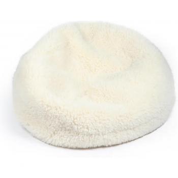 Pouf mouton en peluche rose