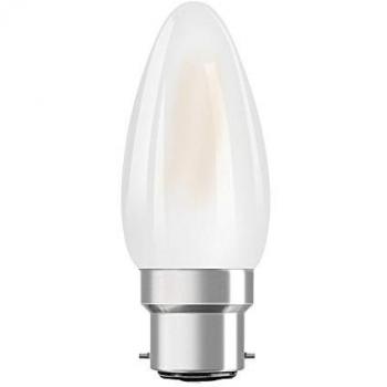 OSRAM Filament LED Kerzenlampe B22d 2,5W warmweiß