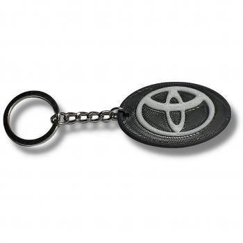 Porte-clés Toyota Ovale Noir