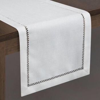 Coperta da tavola Bianca Eurofirany 40x180 cm