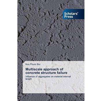 Multiscale approach of concrete structure failure: Influence of aggregates on material internal length