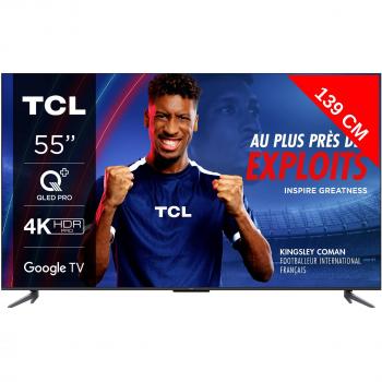 Televisor TCL QLED 55T7B Smart 4K con Google TV y Dolby Vision