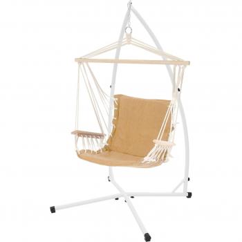 Hamaca Silla Interior 208 cm – Columpio Terracota con Estructura de Metal