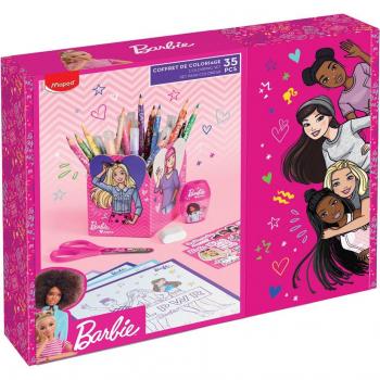 GIFT BOX BARBIE PAPELERIA MAPED