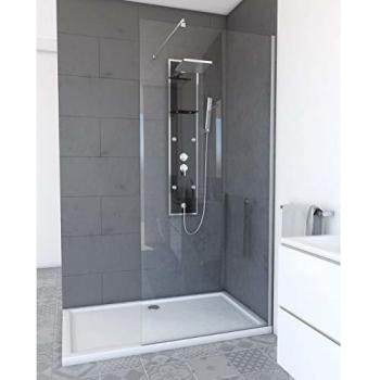 Paroi de douche AURLANE 90x200cm verre transparent