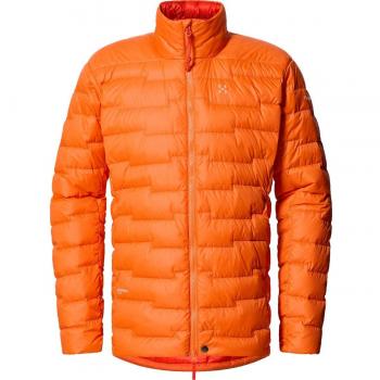 Haglof Roc Flash Orange Blaze Down Jacket for Men – Medium