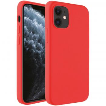 Vivanco Hype Etui für iPhone 12 mini, einfarbig rot