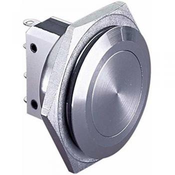 Bulgin MP0038 Bouton-Poussoir antivandalisme 250 V/AC 5 A 1 x Off/(on) à Rappel