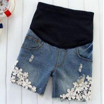 Shorts Denim Vaso para Mujeres Gestantes