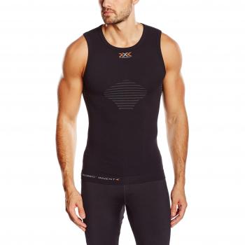 X-Bionic Herren Funktionsshirt ohne Ärmel, Invent Light UW, Schwarz/Anthrazit, XL