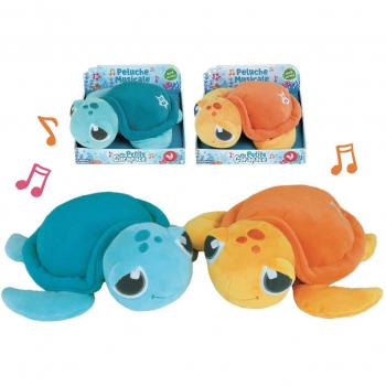 MA PETITE CARAPACE - Peluche musicale tortue 25 cm