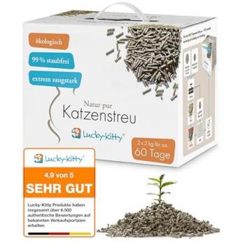 Lucky-Kitty Klumpstreu mit Duft 6 kg