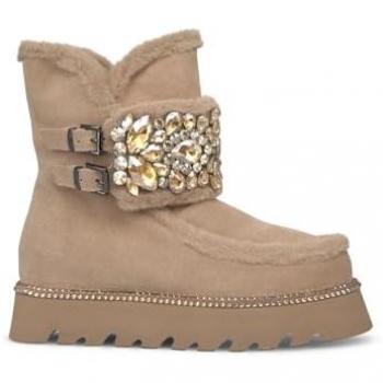 ALMA EN PENA I241004 Botas De pelo Mujer Beige