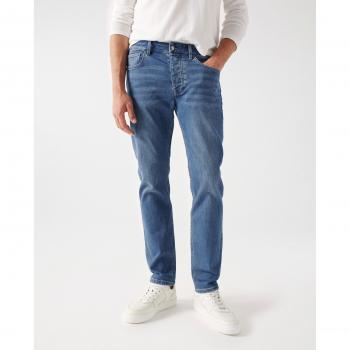 Salsa Jeans Hombre Slim Lavado Medio Azul