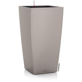 Vaso Autopulente Lechuza Cubico 22 Marrone Sabbia