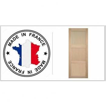 Puerta deslizante 3 paneles ayous enchapado 83 cm