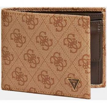 Cartera Guess Horizontal de Color Beige con Logo