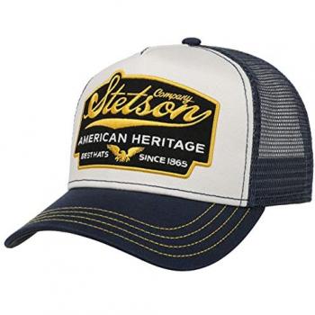 Stetson Trucker Cap, American Heritage, dunkelblau