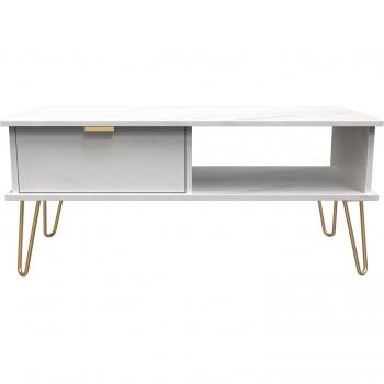 Fuji 1 Drawer Coffee Table - Ready Assembled