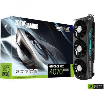 VGA ZOTAC GeForce® RTX 4070 SUPER 12GB Trinity Black Edition